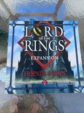 New Open Box LOTR Lord of the Rings Expansion Board Game: Friends & Foes 2001